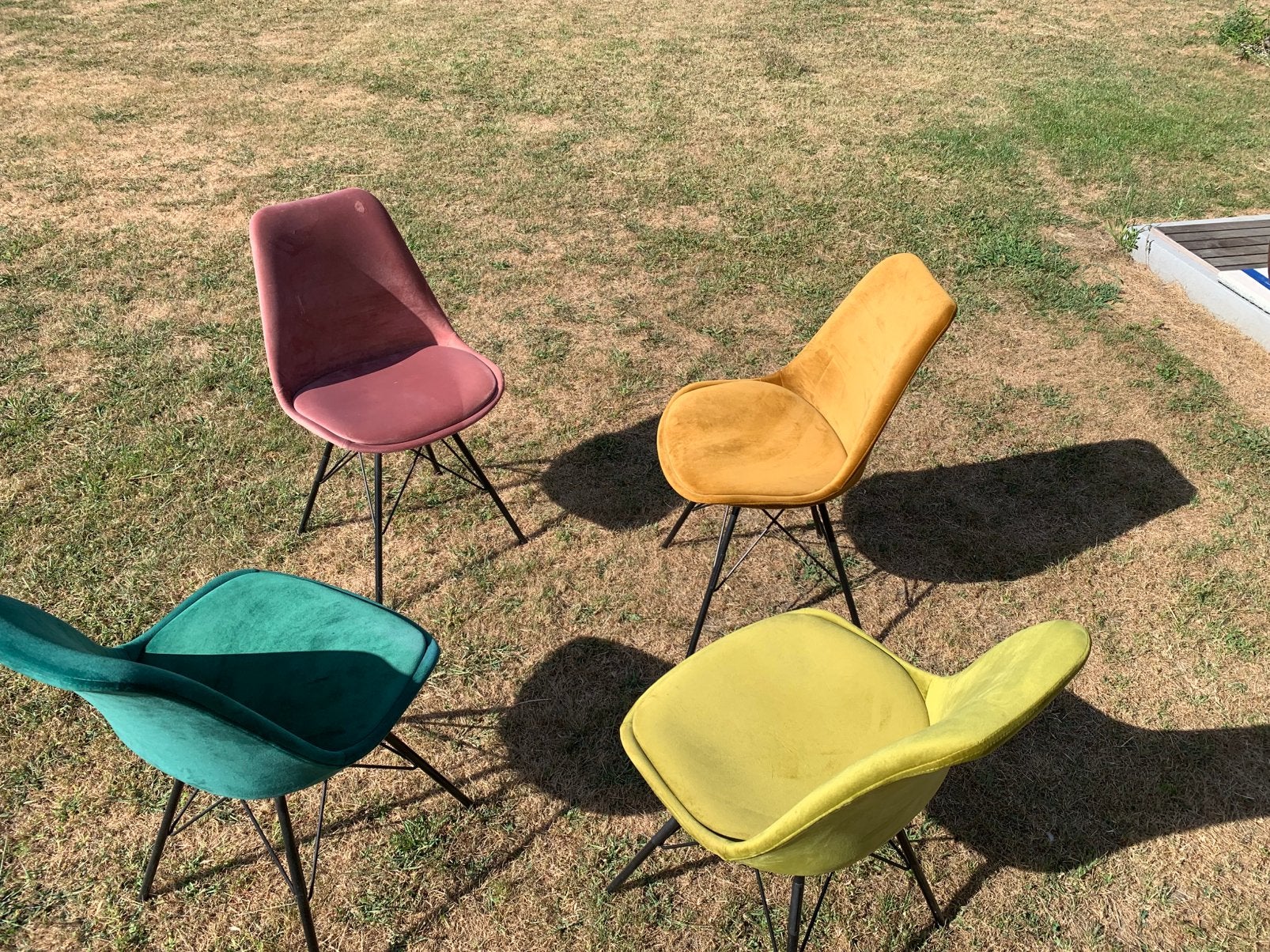 Nieuwe ‘vintage’ stoelen van het merk kick, Enlèvement, Neuf, Quatre
