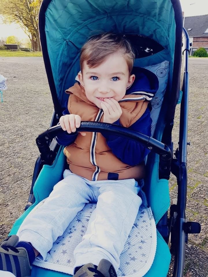 X-Lander X-Cite kinderwagen Sea Blue + reiswieg, Kinderen en Baby's, Kinderwagens en Combinaties, Ophalen, Gebruikt, Kinderwagen