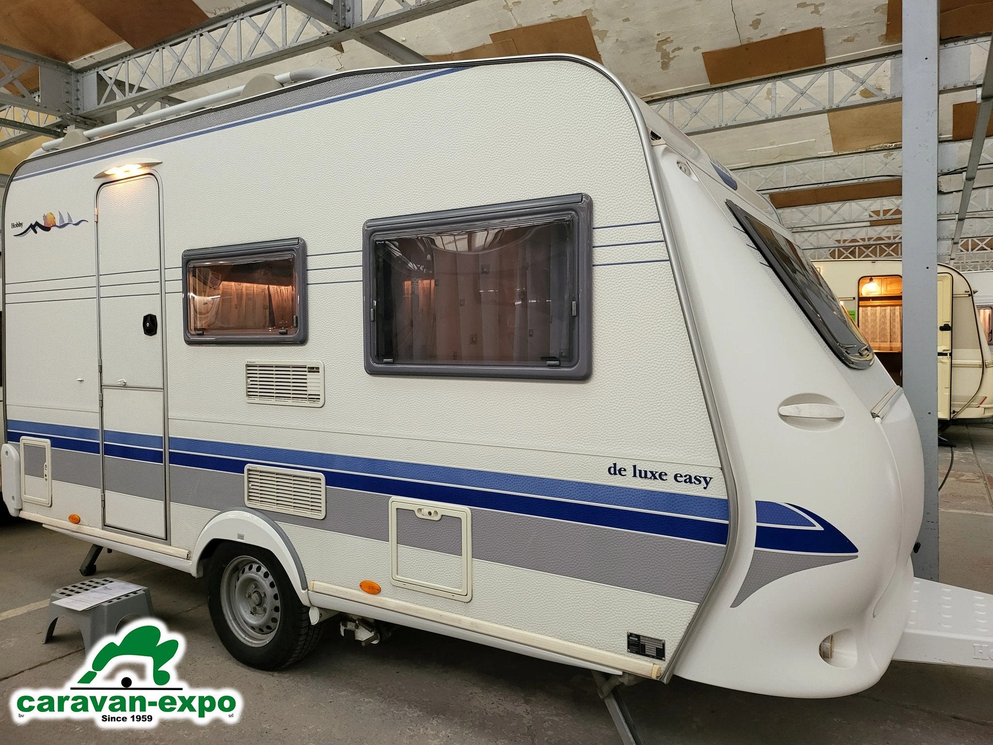 HOBBY De Luxe Easy 400, Caravans en Kamperen, Caravans, Hobby, Bedrijf, 750 - 1000 kg, 4 tot 5 meter