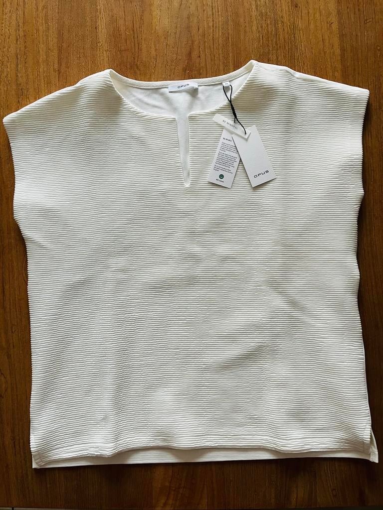 Nieuwe blouse Opus maat 40, Maat 38/40 (M), Wit, Nieuw, Ophalen of Verzenden