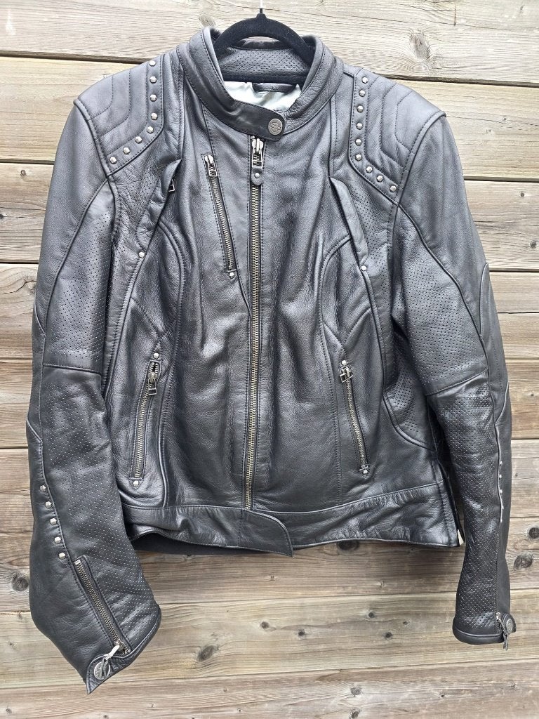 Harley Davison Lederen Dames Vest, Motoren, Jas | leer, Ophalen of Verzenden, Nieuw zonder kaartje, Harley davidson