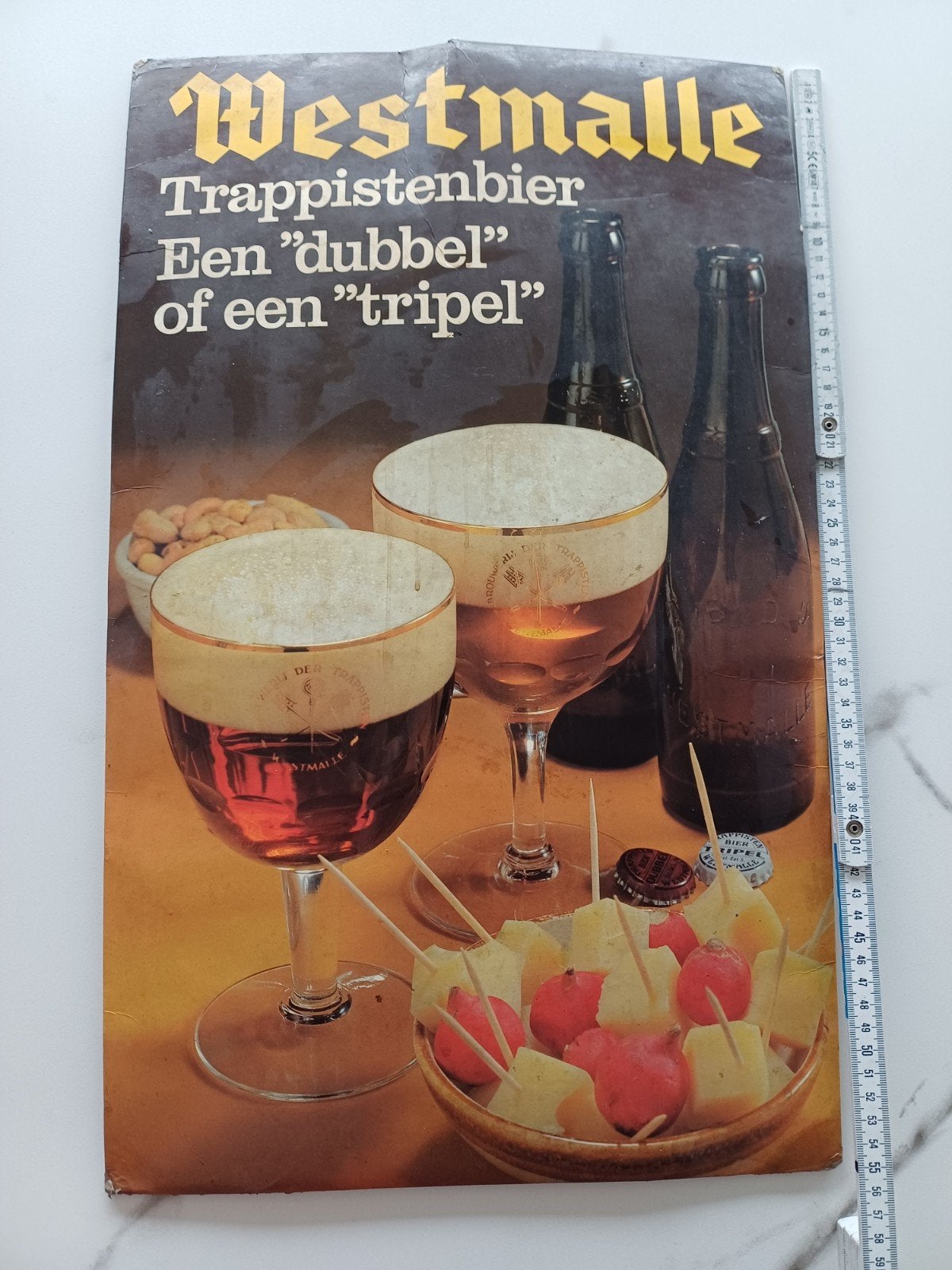 Reclame Westmalle, Verzamelen, Ophalen of Verzenden