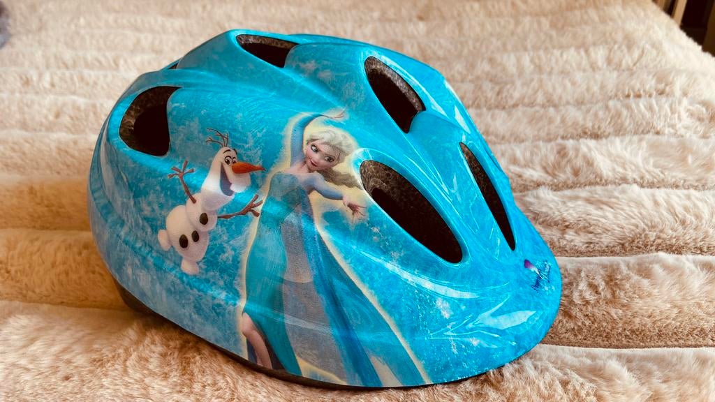 Fietshelm Disney Frozen Anna & Elsa, Ophalen of Verzenden, Zo goed als nieuw, M, Meisje