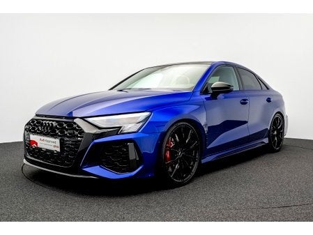 Audi RS3 Sedan RS3-S ABT 2.5 TFSI Quattro / San Marino Blue, Auto's, Automaat, 204 g/km, RS3, Blauw