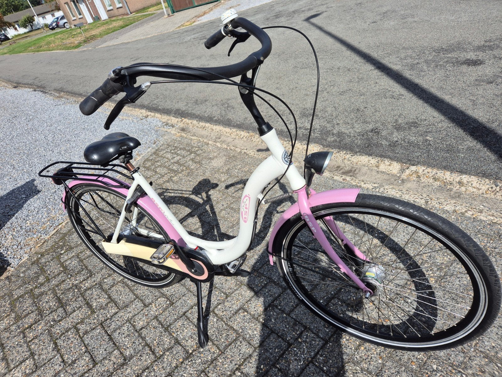 Moederfiets Lage instap 7 versnellingen, Fietsen en Brommers, Zo goed als nieuw, 50 tot 53 cm, Dubbele standaard, Ophalen