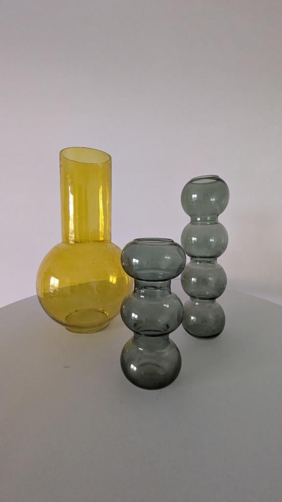 3 vases en verre, Enlèvement, Verre