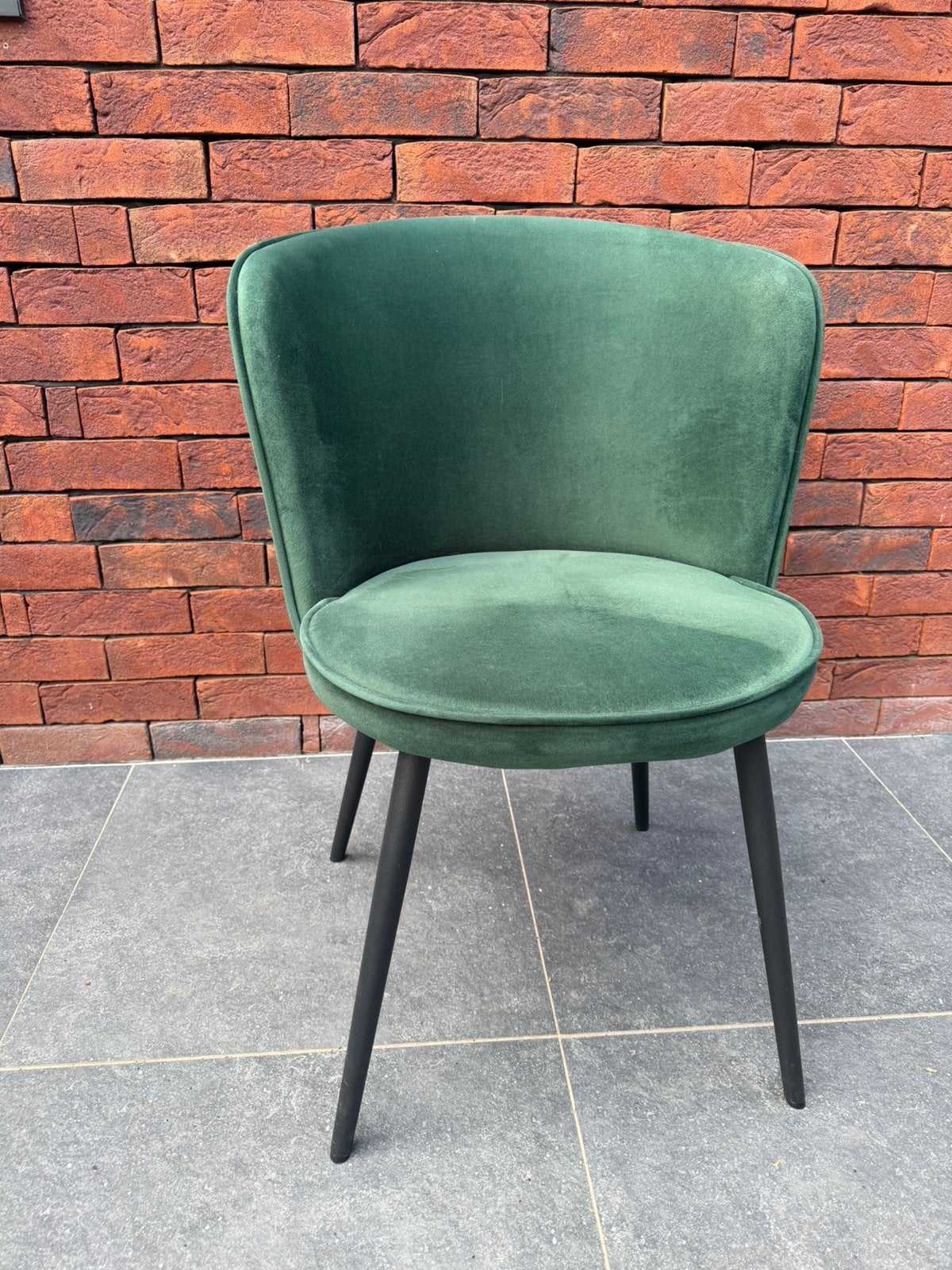 Set van 8 groene stoelen, Huis en Inrichting, Ophalen, Overige kleuren, Zo goed als nieuw, Stof