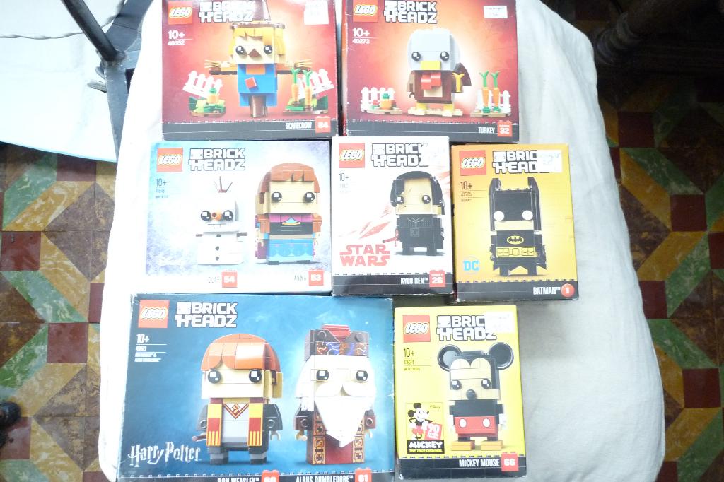 Lego brickheadz occasions: mickey, reine neige, potter..., Enfants & Bébés, Jouets | Duplo & Lego, Comme neuf, Lego, Complet, BrickHeadz