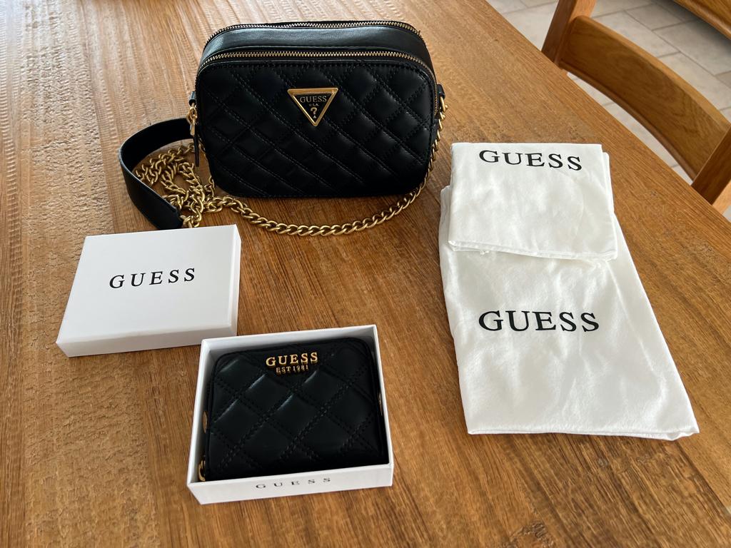 Sac et porte-monnaie Guess neufs, Enlèvement, Neuf, Noir, Sac à bandoulière