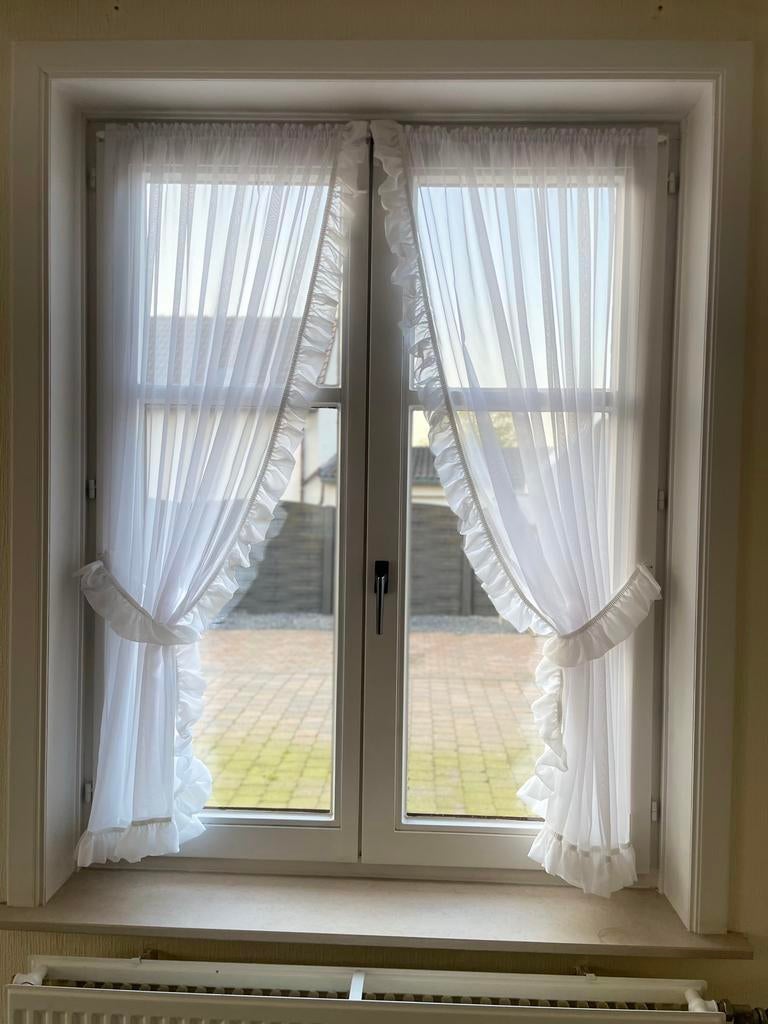 Gordijnen te koop!, Huis en Inrichting, Ophalen, 50 tot 100 cm, Wit, 100 tot 150 cm