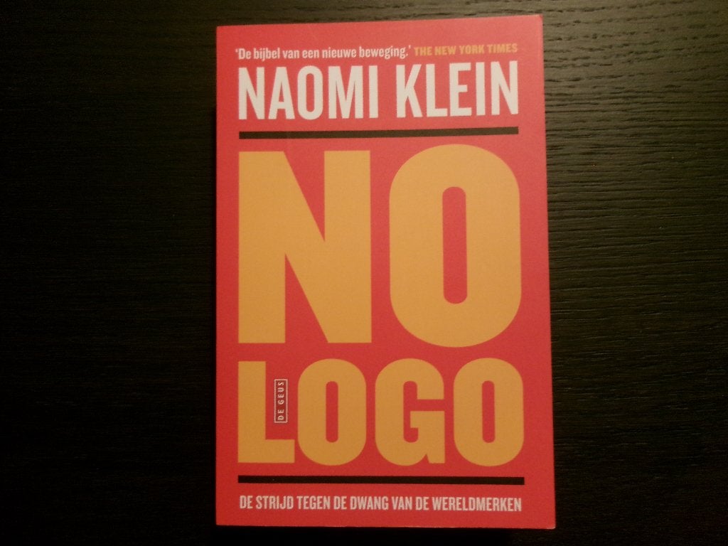 No Logo  -Naomi Klein-, Ophalen of Verzenden