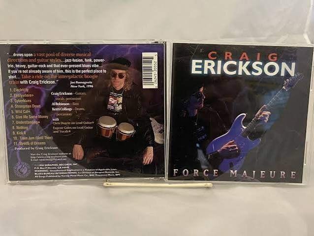 CRAIG ERICKSON : Force majeure, Bluesrock, Inclusief doosje, Ophalen of Verzenden, Zo goed als nieuw