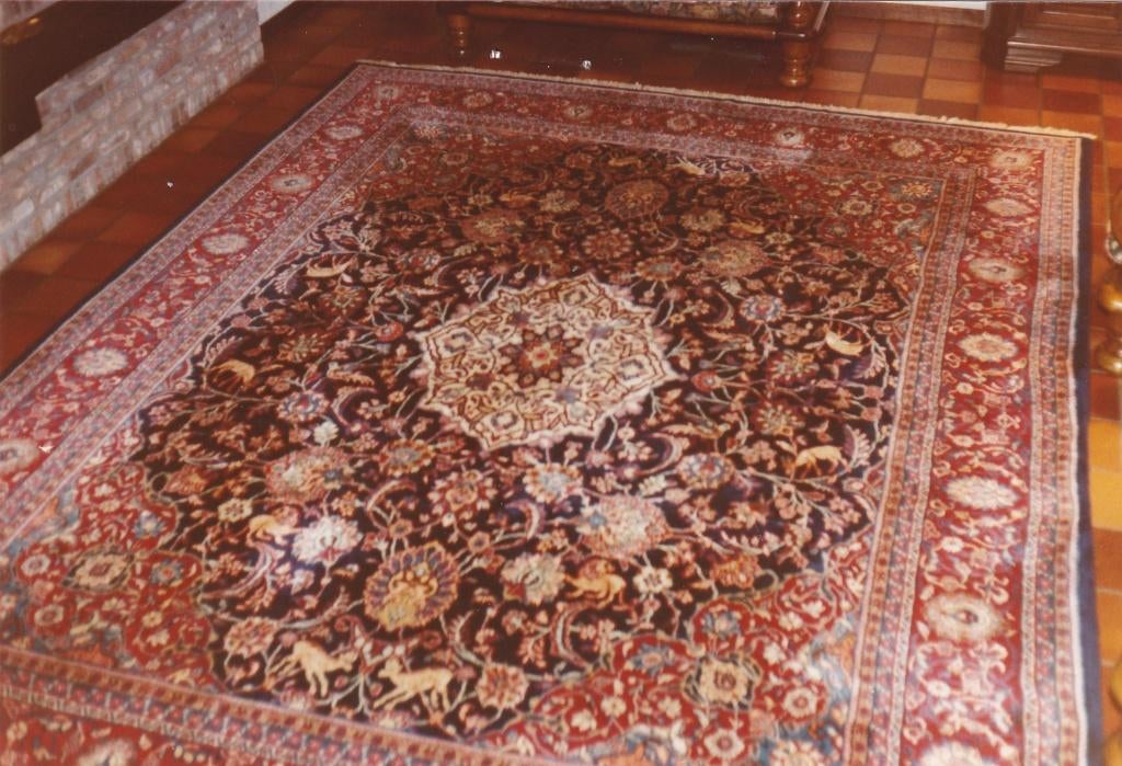 perzisch tapijt tabriz handgeknoopt, Ophalen