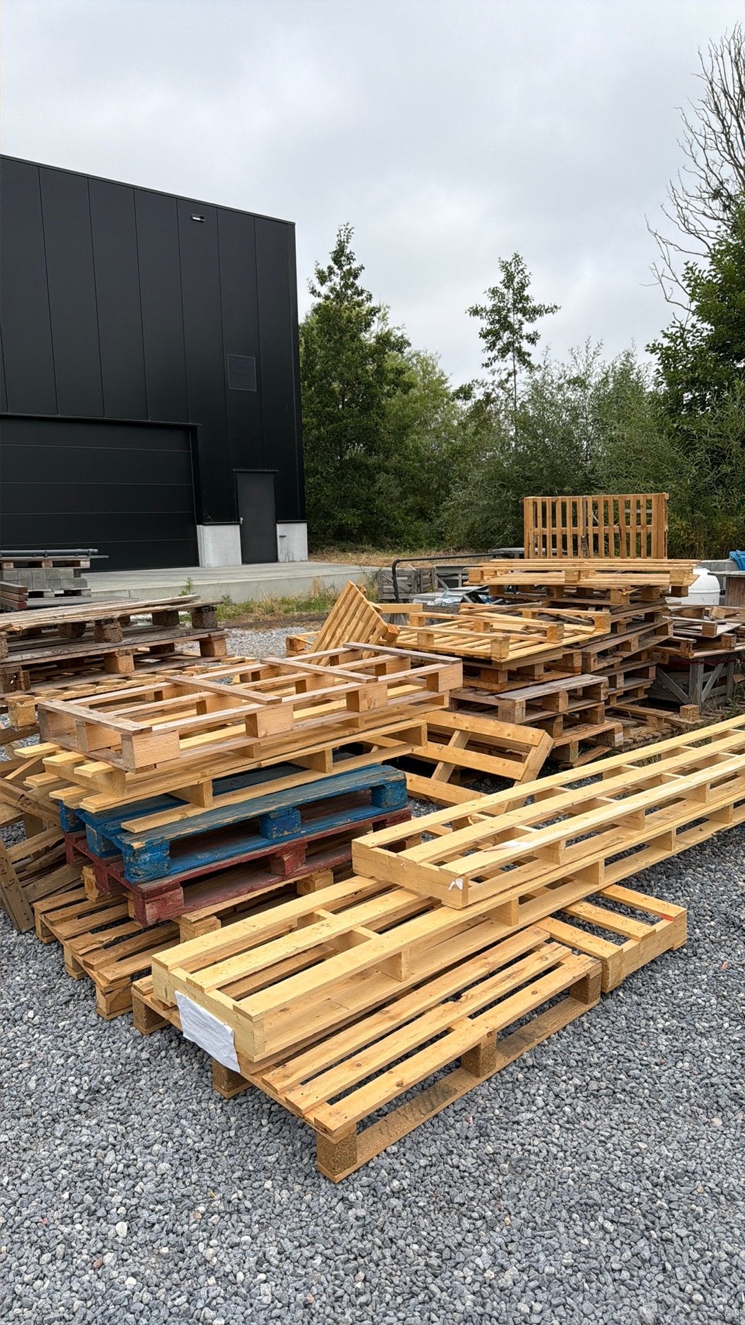 Gratis hout, Ophalen