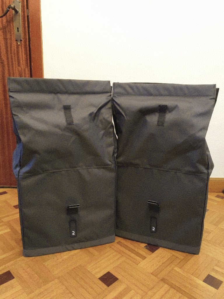 Double sacoche pour vélo, Vélos & Vélomoteurs, Enlèvement, Comme neuf