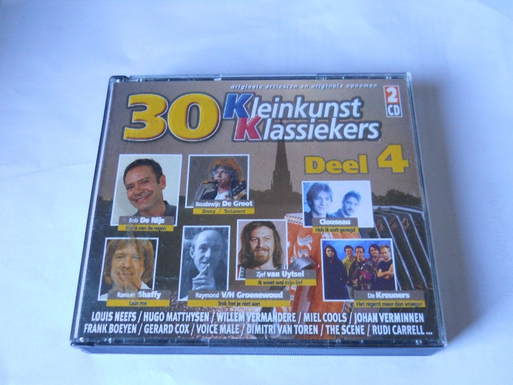 2 CD BOX - 30 KLEINKUNST KLASSIEKERS - DEEL 4, CD & DVD, Enlèvement ou Envoi, Comme neuf, En néerlandais, Coffret