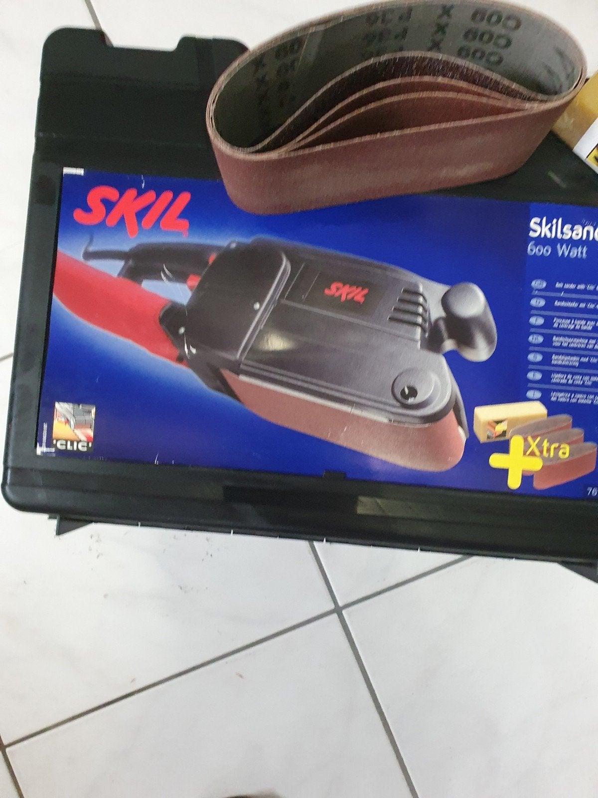 SKIL SANDER LET, CÂBLE ET SAC DE COLLECTE 600 WATTS POUR 25, Enlèvement, Utilisé