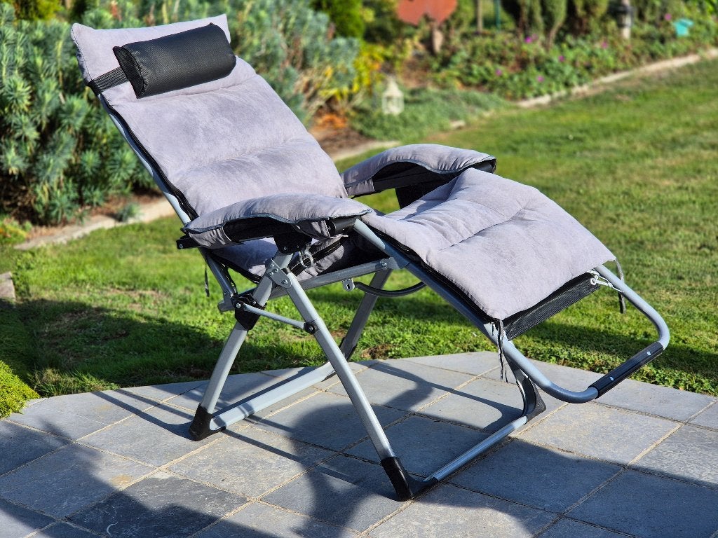Relaxstoel "Zero Gravity", Jardin & Terrasse, Enlèvement, Comme neuf, Métal, Pliant