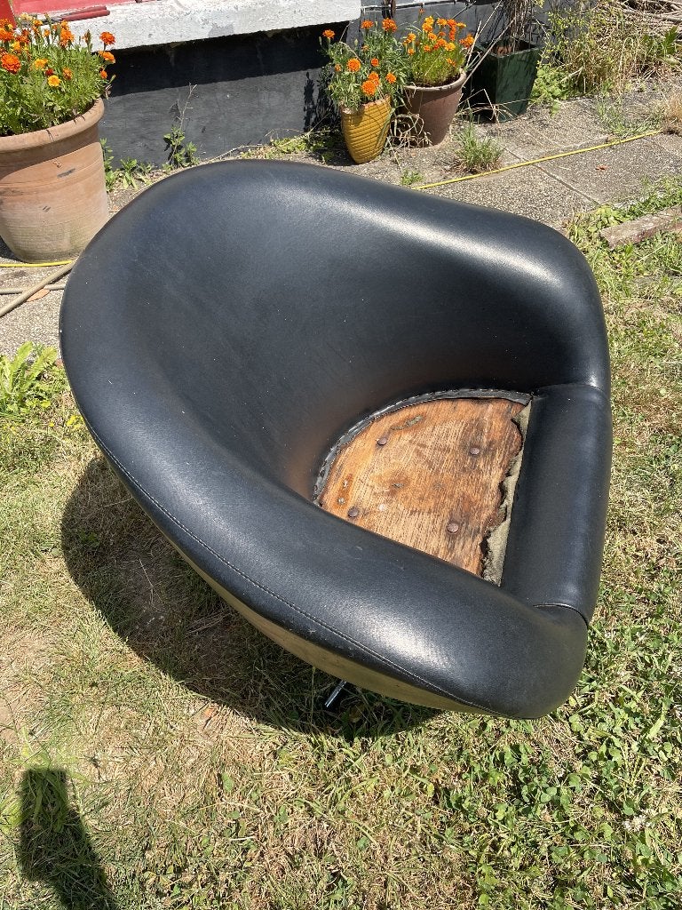 Kuipstoel 1960, Maison & Meubles, Chaises, Retro, vintage, Synthétique, Enlèvement, Utilisé