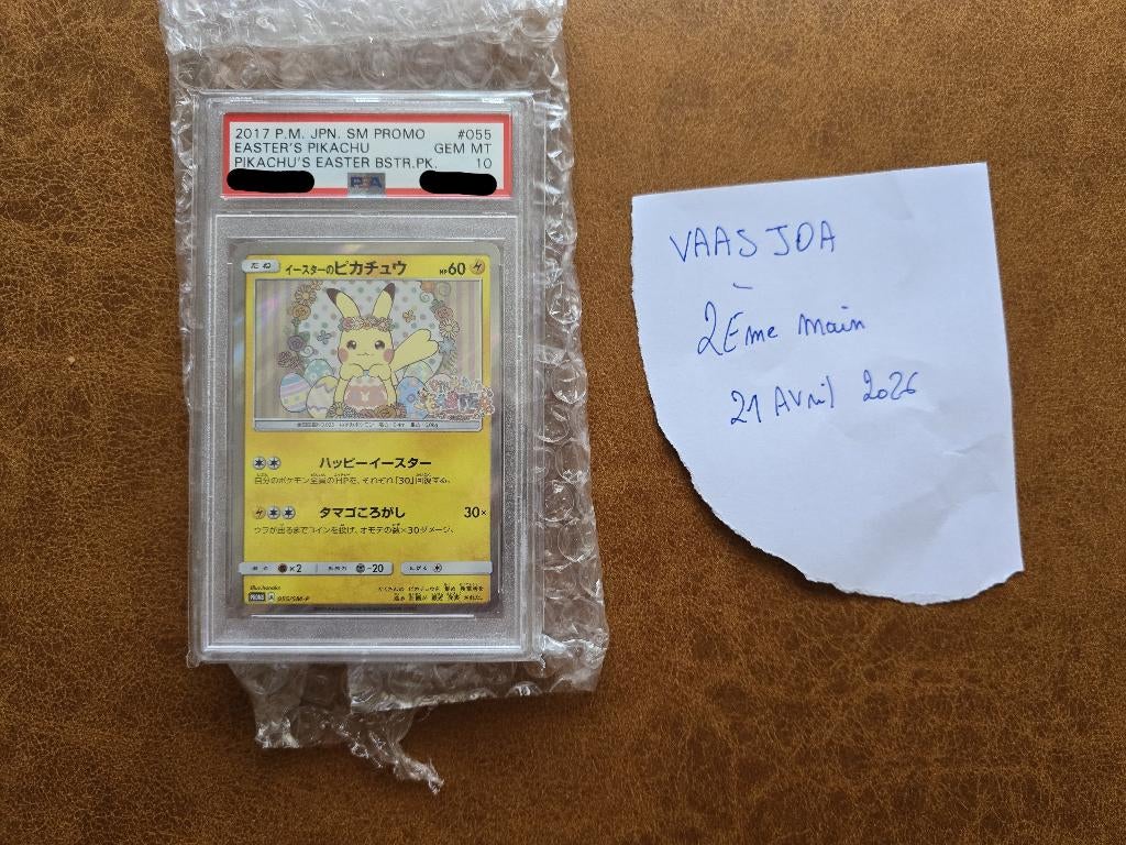 PSA 10 - SM Promo #055 Easter's Pikachu - 2017 - Japonais, Envoi, Neuf