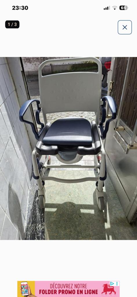 Chaise percée, Divers, Matériel Infirmier, Enlèvement, Utilisé