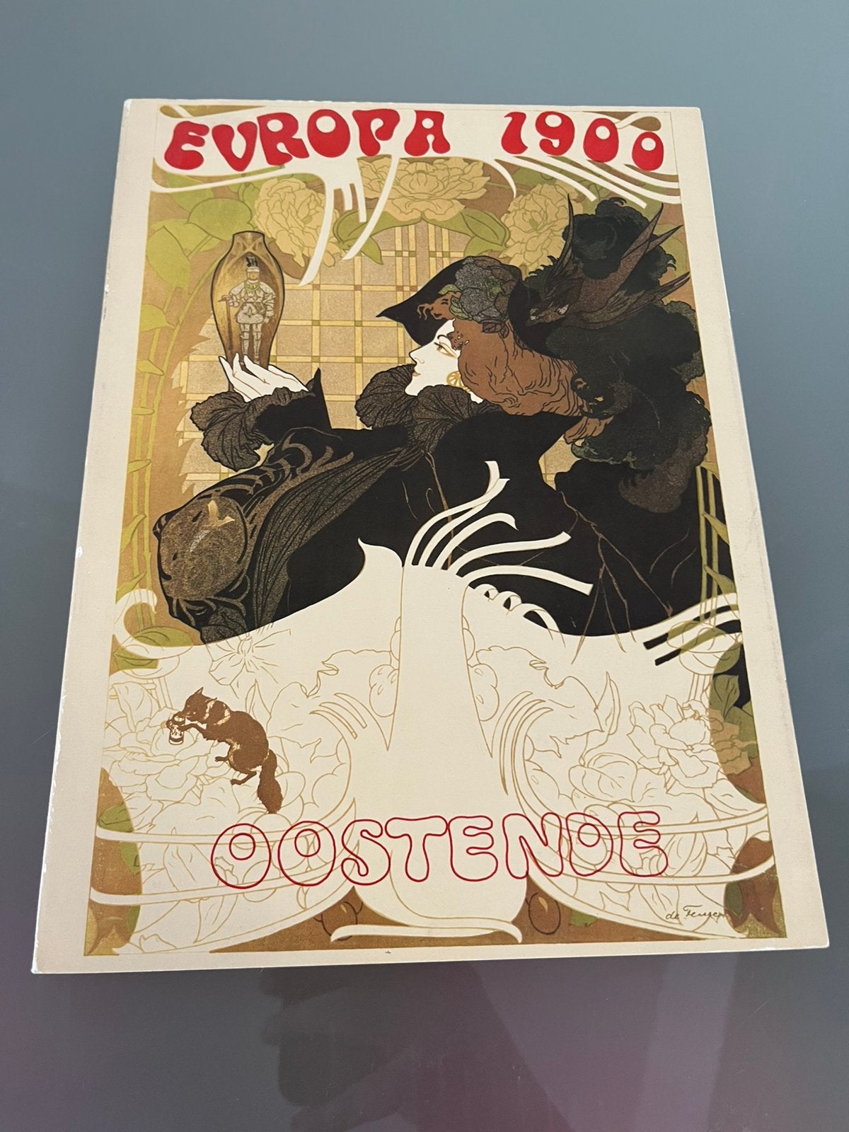 Europe 1900 Ostende 1967 - Art déco, Enlèvement ou Envoi, Utilisé
