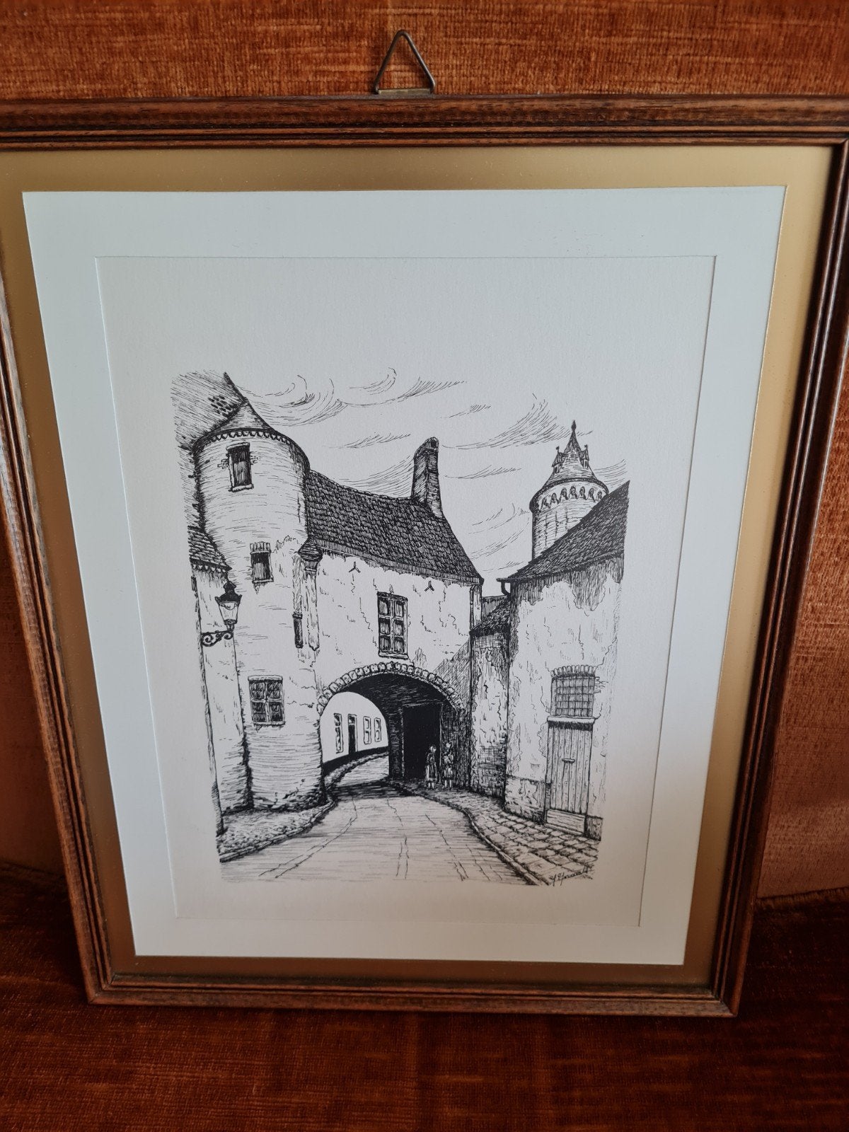 Pentekening boterhuis Brugge, Ophalen