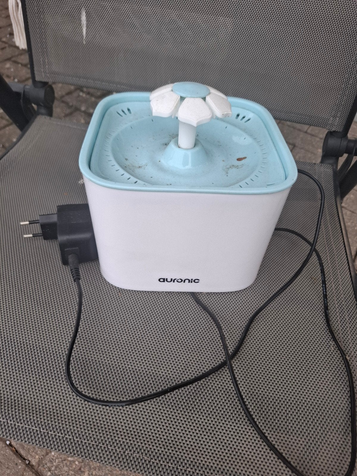 katten drinkbak fontijn, Ophalen
