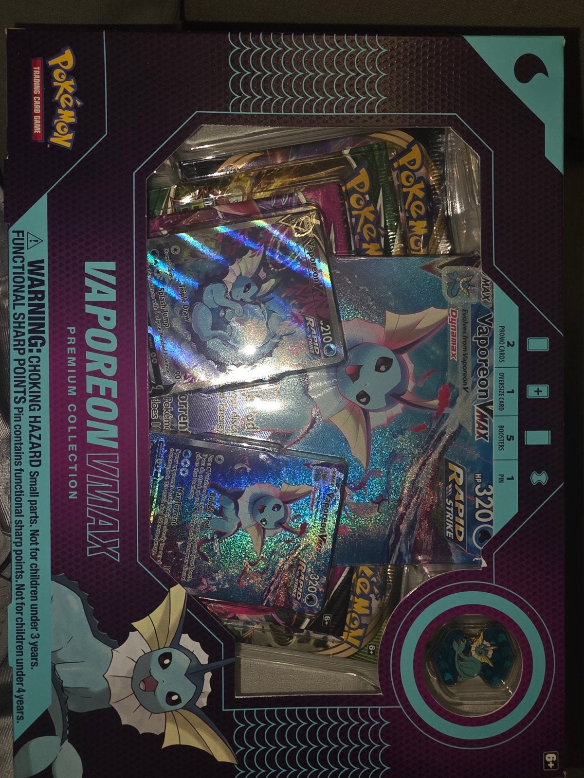 pokemon Vaporeon vmax, Enlèvement ou Envoi, Neuf