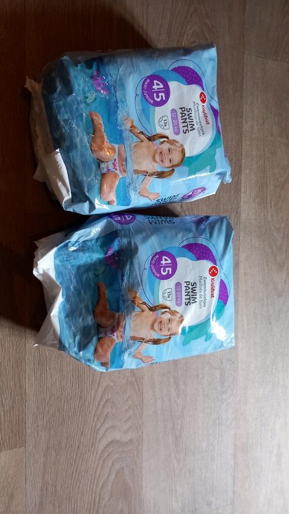 Zwempampers maat 4/5, Ophalen