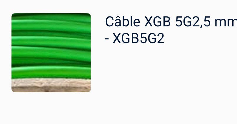 Cable cca 5g2,5. (Vert), Bricolage & Construction, Enlèvement, Neuf