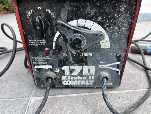 einhell laspost 220v/380v 170 ampere compact, Ophalen, Gebruikt, 150 tot 250 ampère, Elektroden
