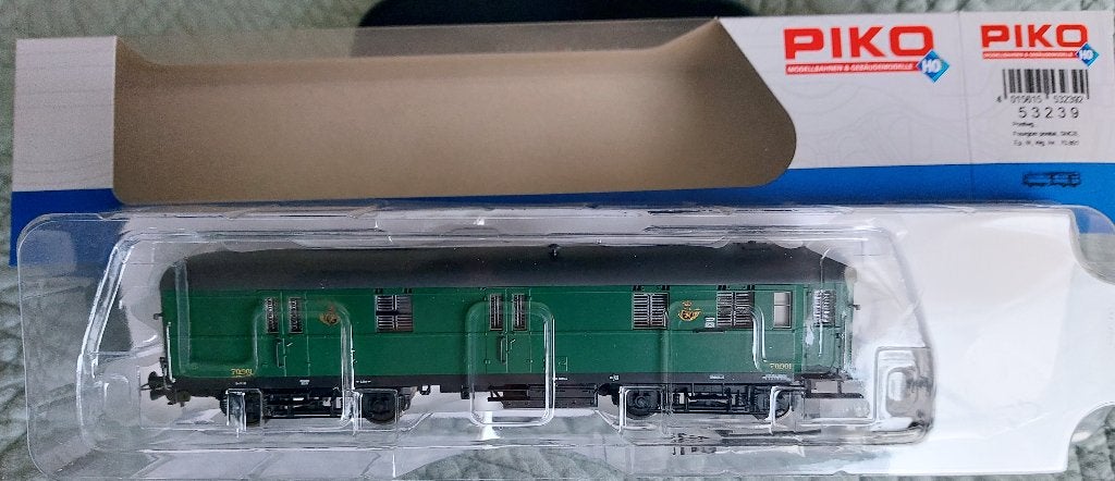 Piko 53239 SNCB NMBS fourgon postal 70801, Hobby & Loisirs créatifs, Enlèvement ou Envoi, Wagon, Courant continu, Piko