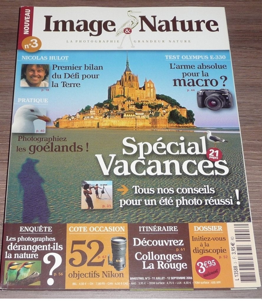 Lot de magazine Image & Nature - Photographie, Collections, Enlèvement ou Envoi, 1980 à nos jours, Journal ou Magazine