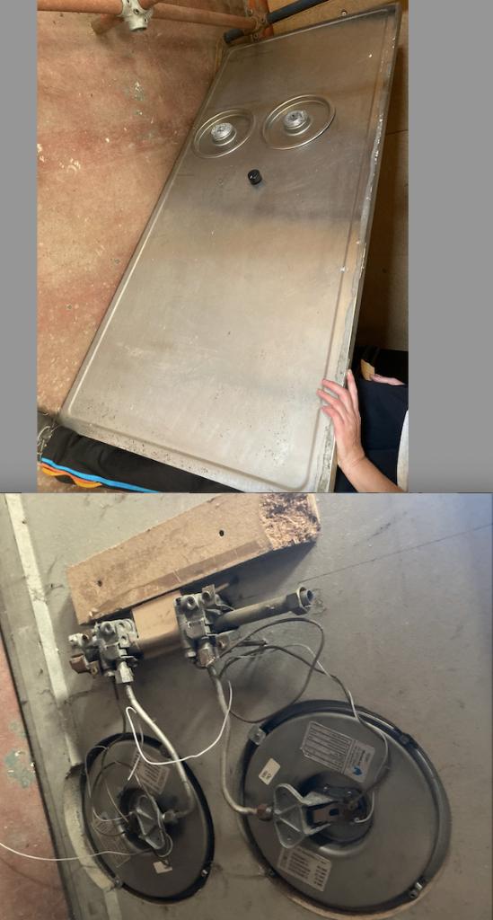 DESSUS DE CUISINE, Bricolage & Construction, Sanitaire, Enlèvement, Inox, Robinet