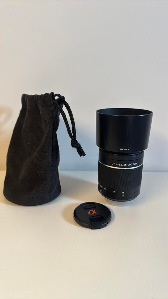 Sony DT 55-200mm f/4-5.6 SAM, Ophalen, Zo goed als nieuw