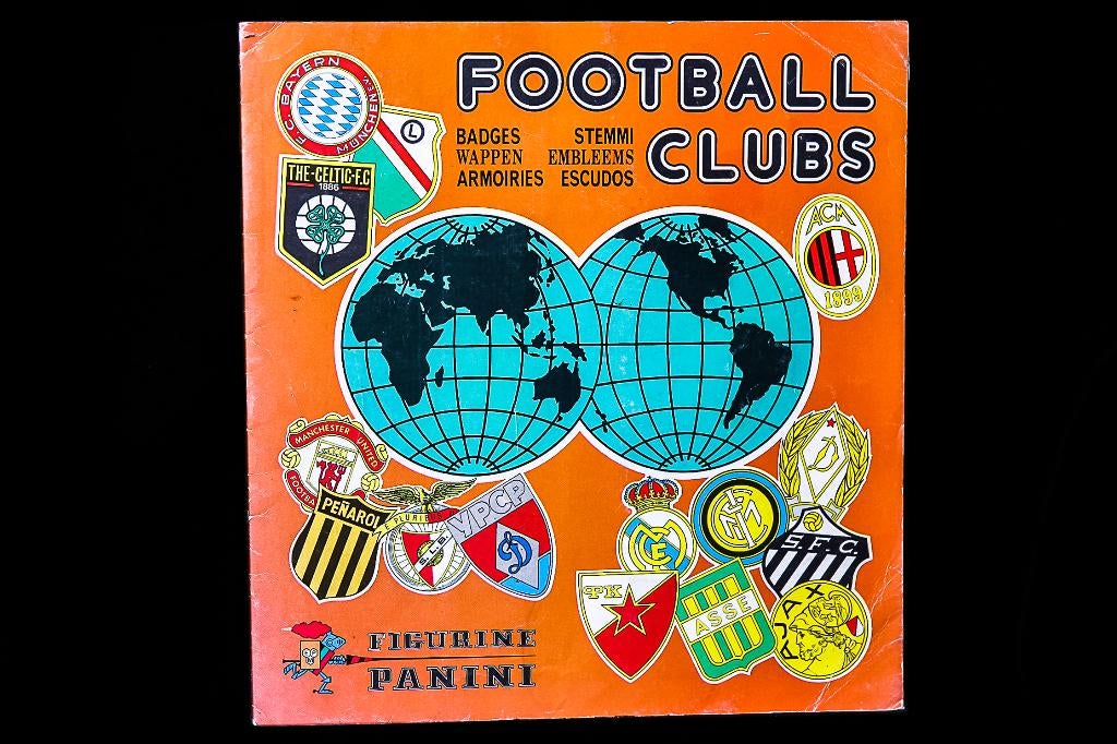 Panini sticker album ' Footballclubs 1975 ' -volledig-, Ophalen of Verzenden, Zo goed als nieuw, Meerdere stickers