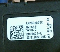 Calculateur Volkswagen UP 1.0i 44kw 1K0-953-549 (661A), Autos : Pièces & Accessoires, Enlèvement, Utilisé, Volkswagen