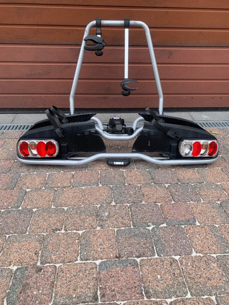 Porte-vélos Thule adapté aux vélos électriques, Autos : Divers, Porte-vélos, Support d'attelage, 2 vélos, Comme neuf, Enlèvement