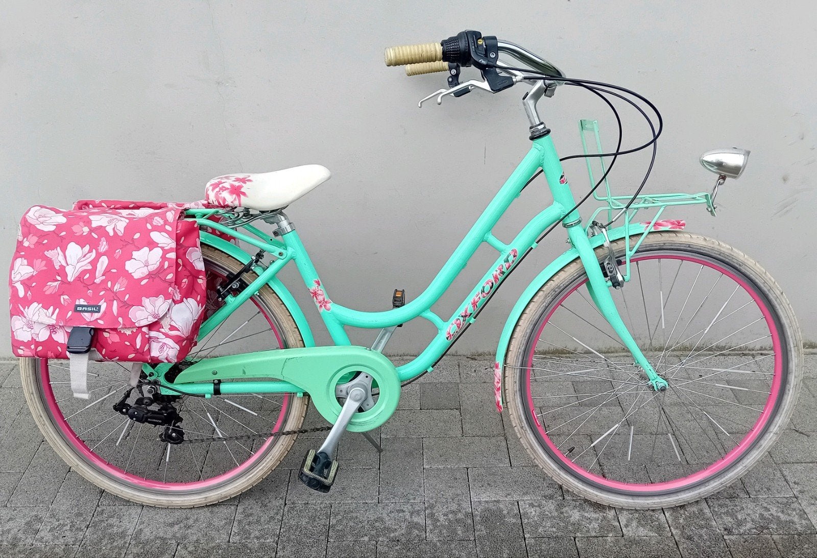 Meisjesfiets alu Oxford Fiore 26inch 7speed NIEUWPRYS 544€🚴, Fietsen en Brommers, Ophalen, Gebruikt, Velgrem, Minder dan 47 cm