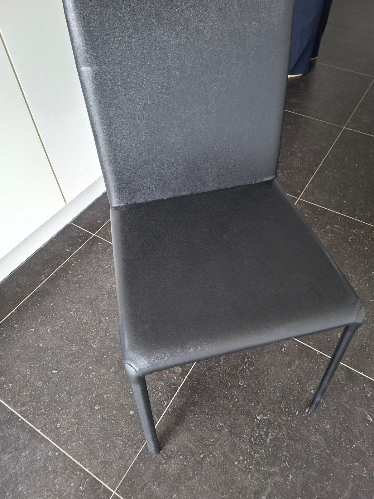 6 stoelen, Huis en Inrichting, Ophalen, Zo goed als nieuw, Zwart
