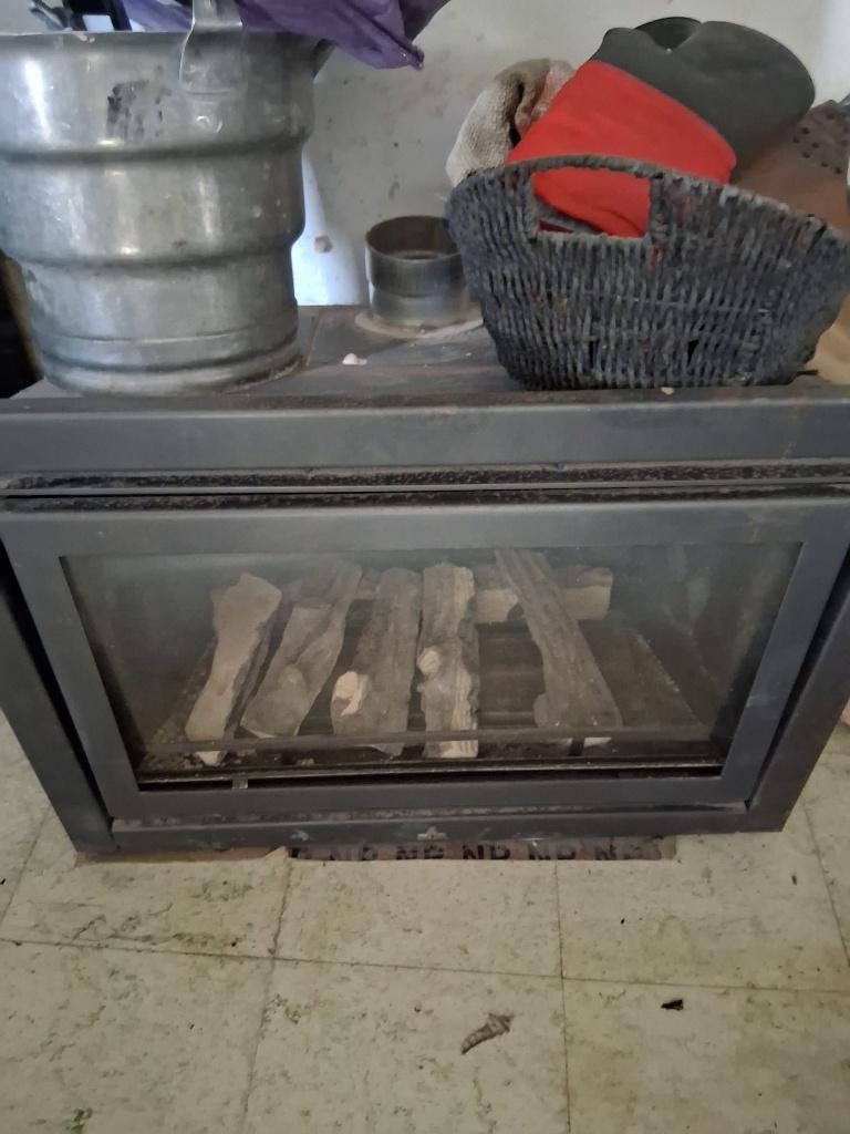 Feu a bois et feu et insert au gaz, Enlèvement, Utilisé