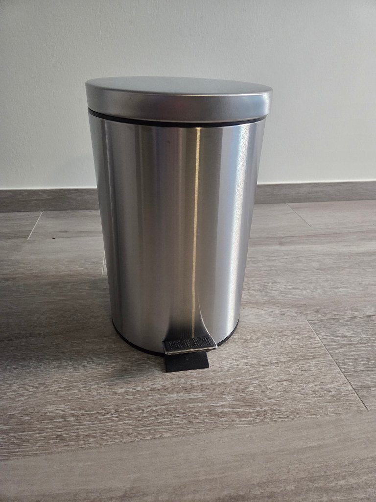 Pedaalemmer (groot), Huis en Inrichting, Woonaccessoires | Prullenbakken, Ophalen, Met pedaal, Zo goed als nieuw, Metaal