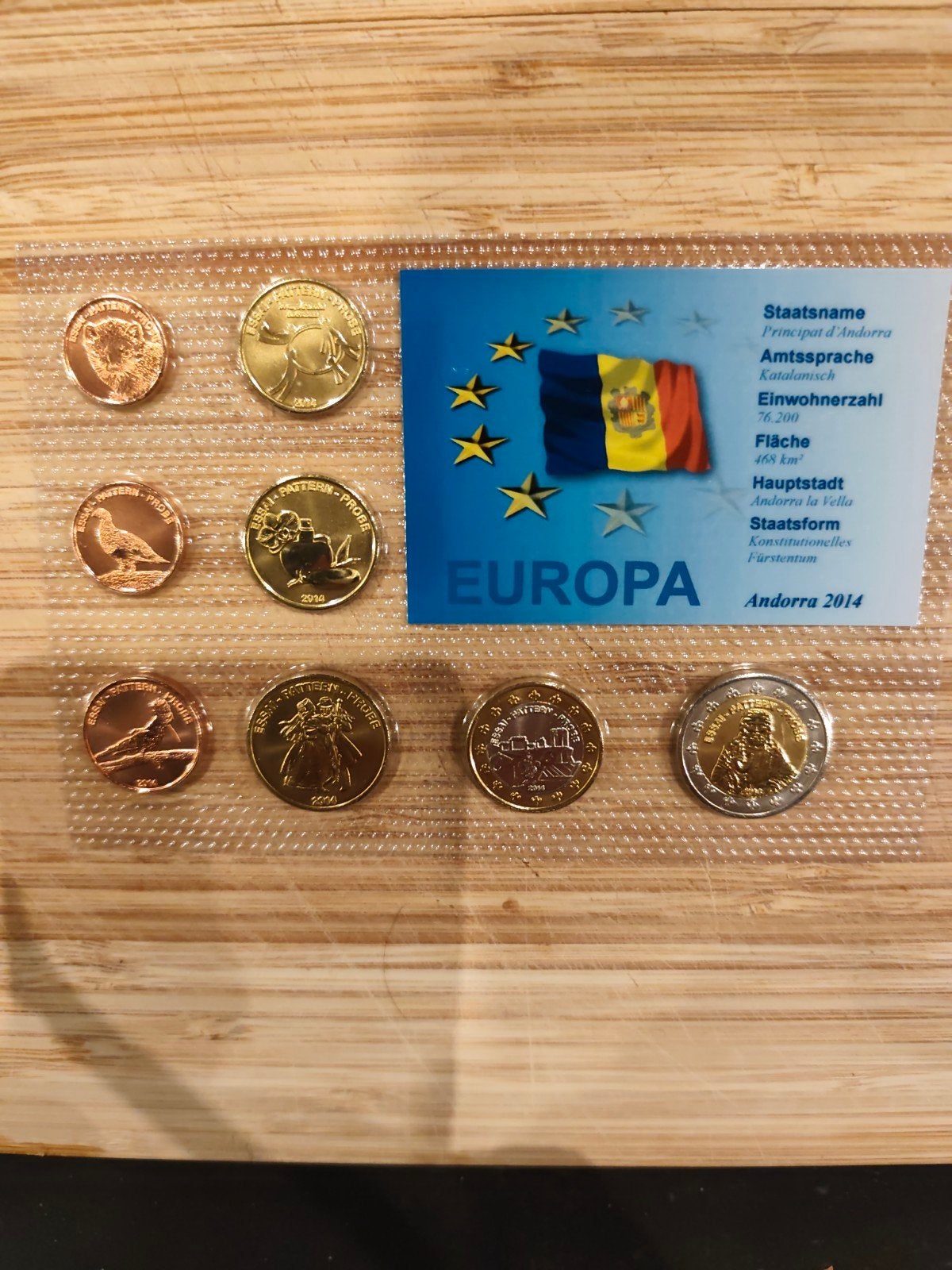 Monetaire essayset „Andorra 2014" (privéserie), Postzegels en Munten, Munten | Europa | Euromunten, Ophalen of Verzenden, Setje