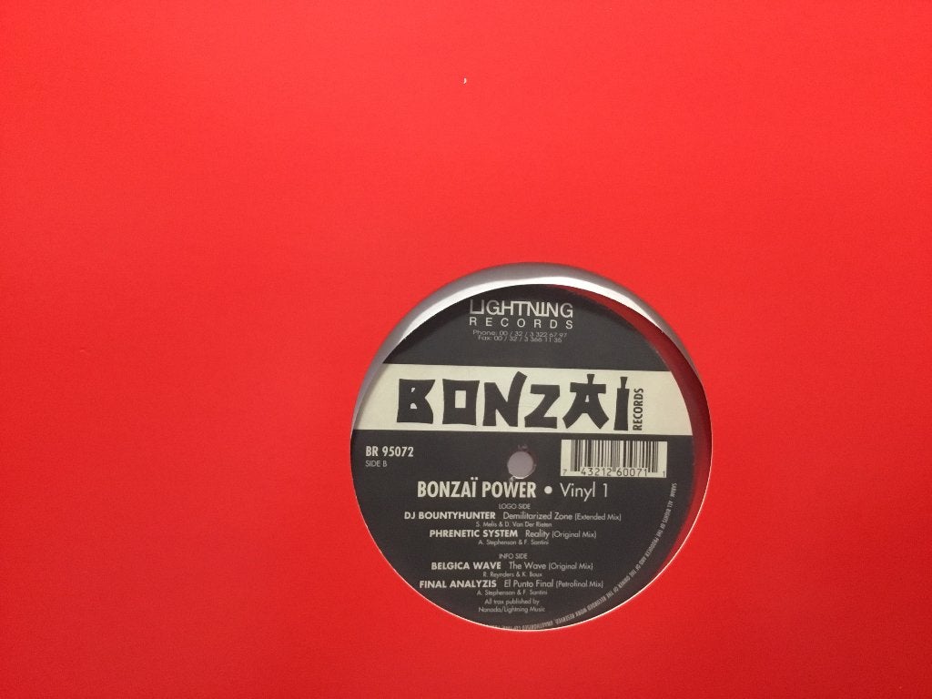 Bonzai. Various. Power Vinyl 1.Limited.Red Translucent, Édition limitée, Enlèvement ou Envoi