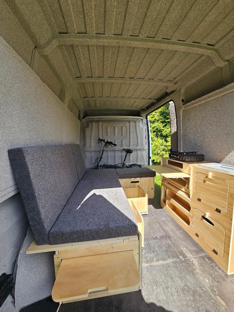 Citroën Jumper isolé et aménagé – prêt pour l’aventure, Autos, Euro 5, 2198 kW, Entreprise, 3 places