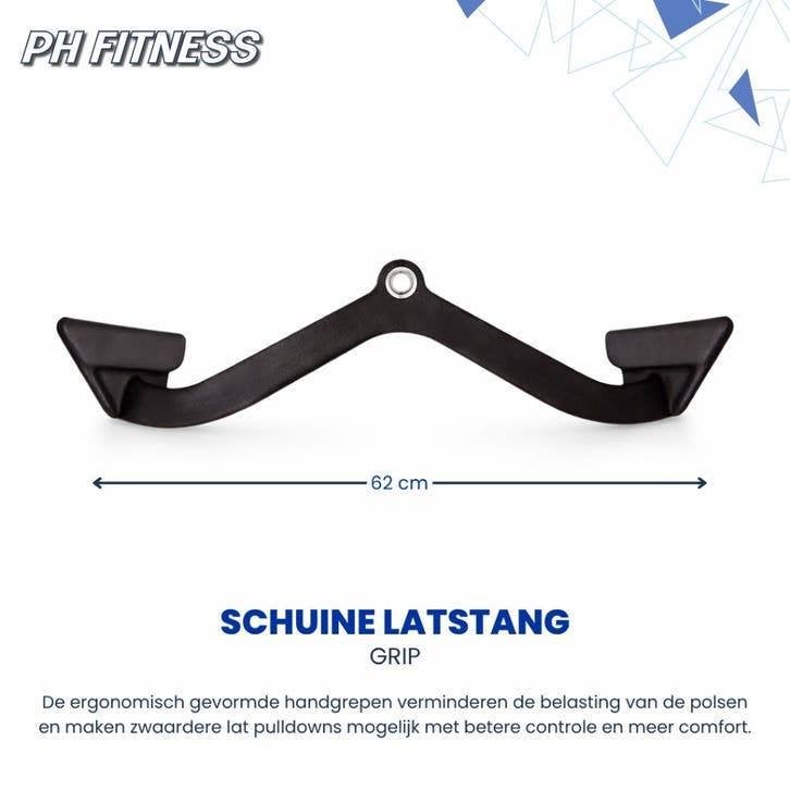 PH Fitness Multi Grip Cable Set - 7 Attachments, Enlèvement ou Envoi, Neuf, Bras, Autres types