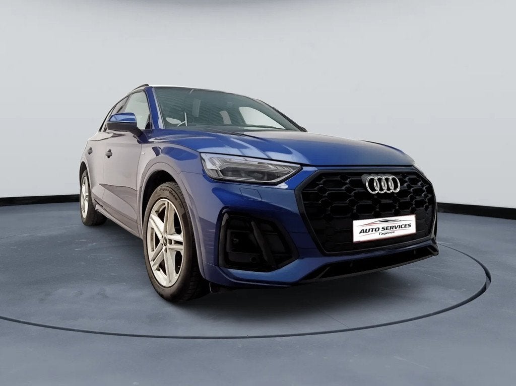 Audi Q5 30 TDi Business Edition S line S tronic Garantie 12, Auto's, Audi, Gebruikt, 4 cilinders, Q5, Leder