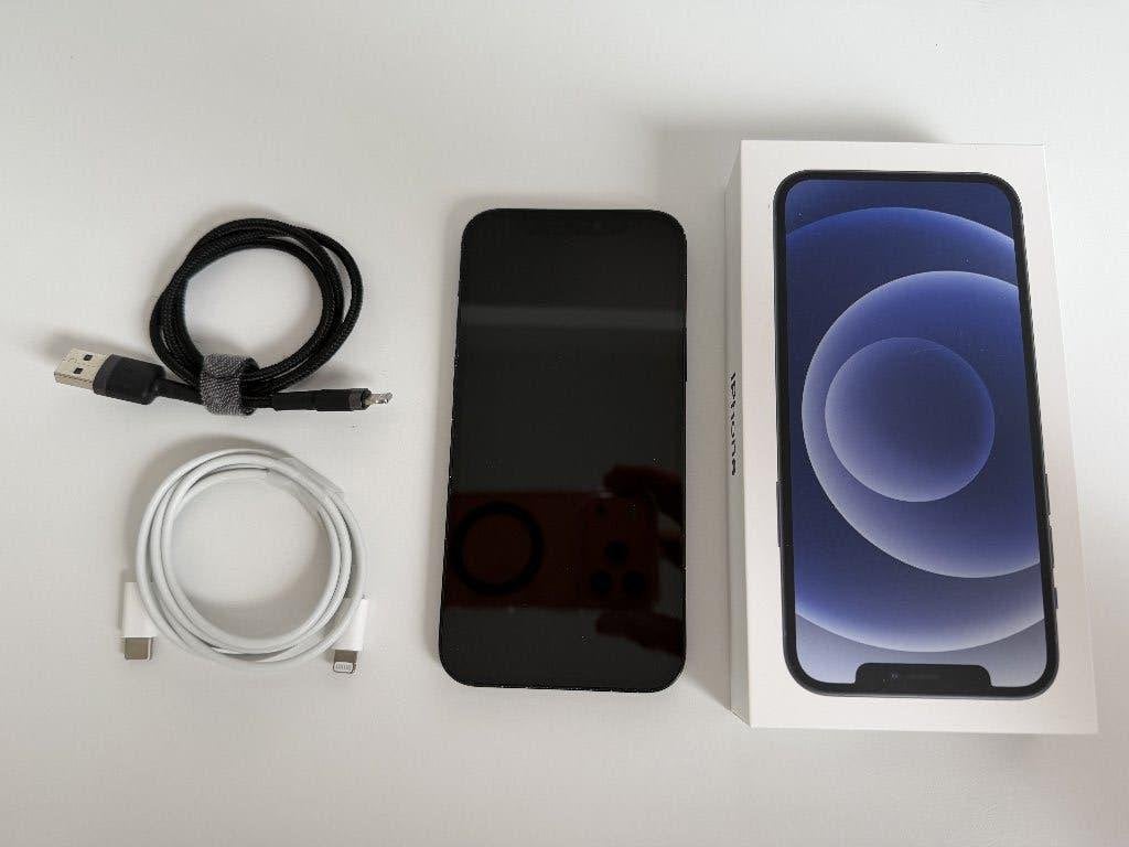 iPhone 12 128 GB zwart – zeer nette staat, Zwart, Ophalen of Verzenden, IPhone 12, Zonder simlock