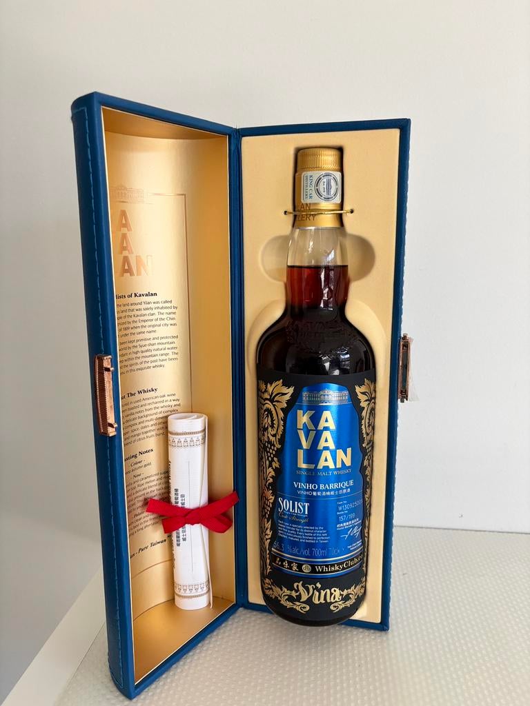 Kavalan solist vinho  barrique, Enlèvement, Neuf